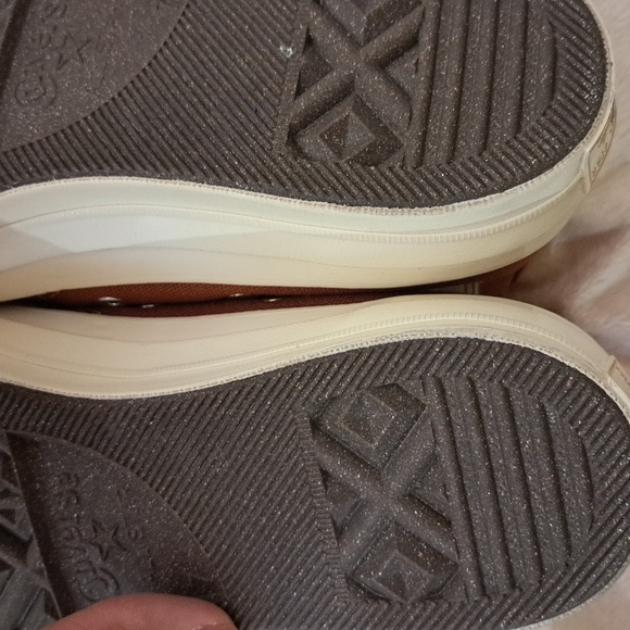 Converse Brown and White High-Top Sneakers - Picture 3 of 11